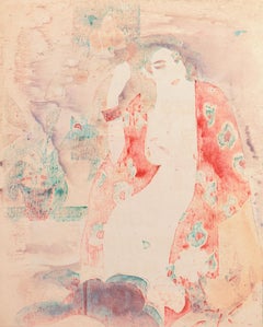 'The Red Kimono', Paris, Louvre, Academie Chaumiere, California, SFAA, LACMA