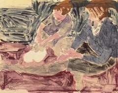 Zuecos blancos", París, Louvre, Salón de Otoño, Ac. Chaumière, LACMA, SFAA