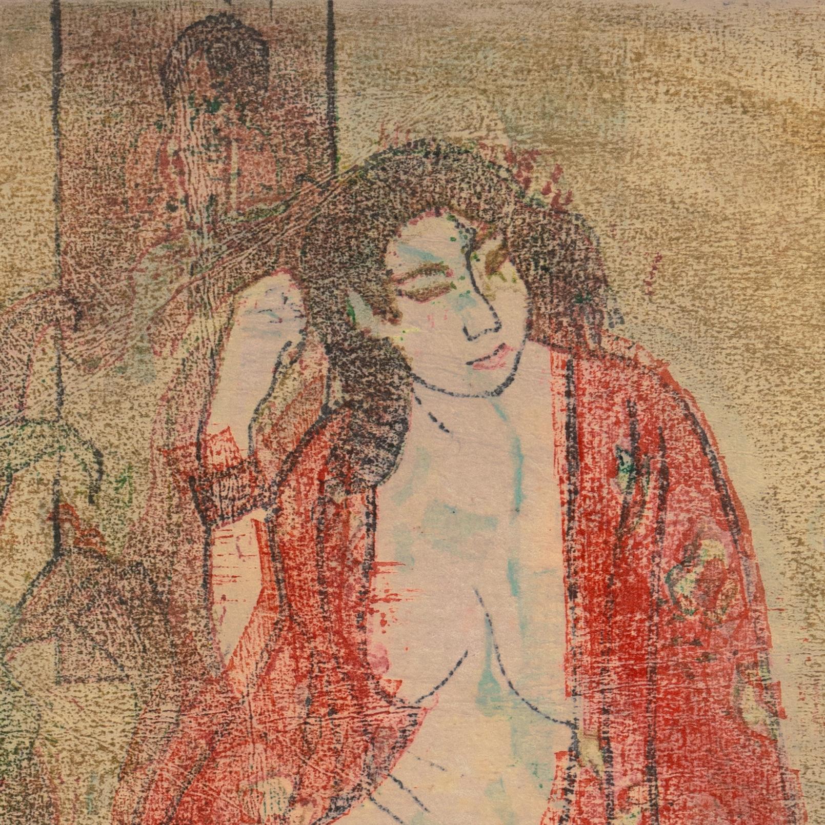Mujer con kimono
