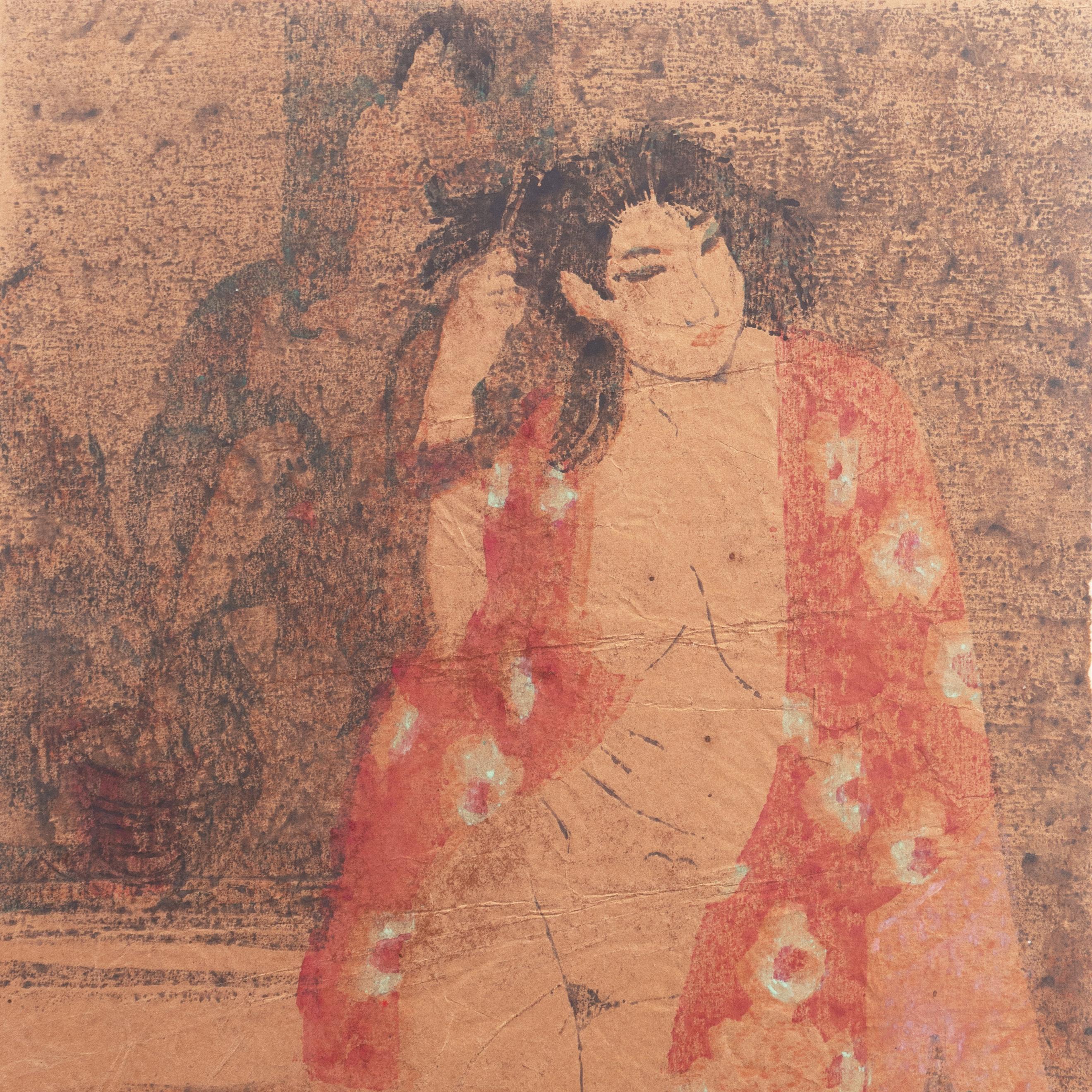 'Woman in Kimono', Louvre, Academie Chaumiere, Paris, California, SFAA, LACMA 1