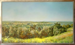 Newlands Corner- Victor Egorov, Ruso, Campiña inglesa, Paisaje, Colinas