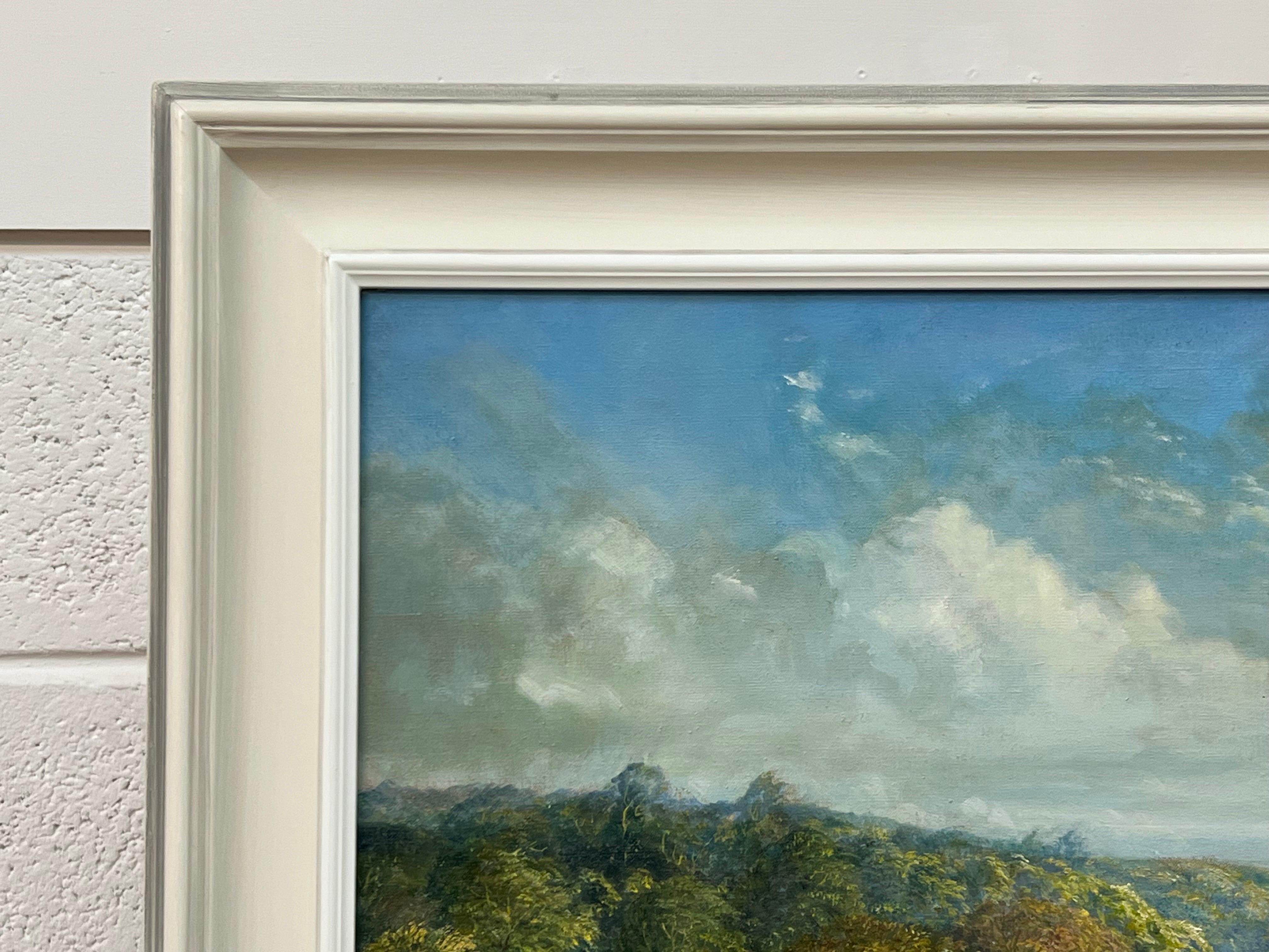 River Thames from Clivedon Woodland Garden London by 20th Century British Artist For Sale 4
