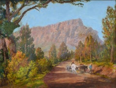 Mid Century South African Mountain Landscape