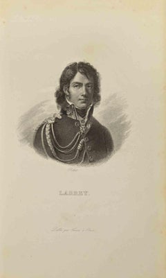 Larrey - Etching by Victor Florence Pollet - 1837