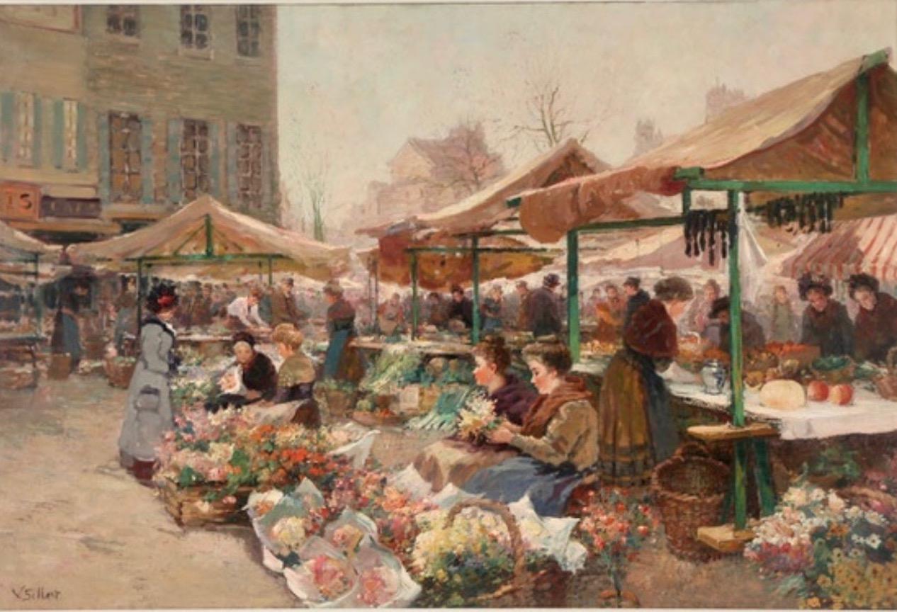 Figurative Painting di Victor Gabriel Gilbert - Scena di marcia