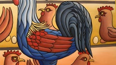 La Granja: Acrylic Painting on Canvas, Figurative, 100x170 cm, New