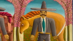 Zapata, Agustín Lorenzo y el Agave: Oil on Canvas, 2010s, New