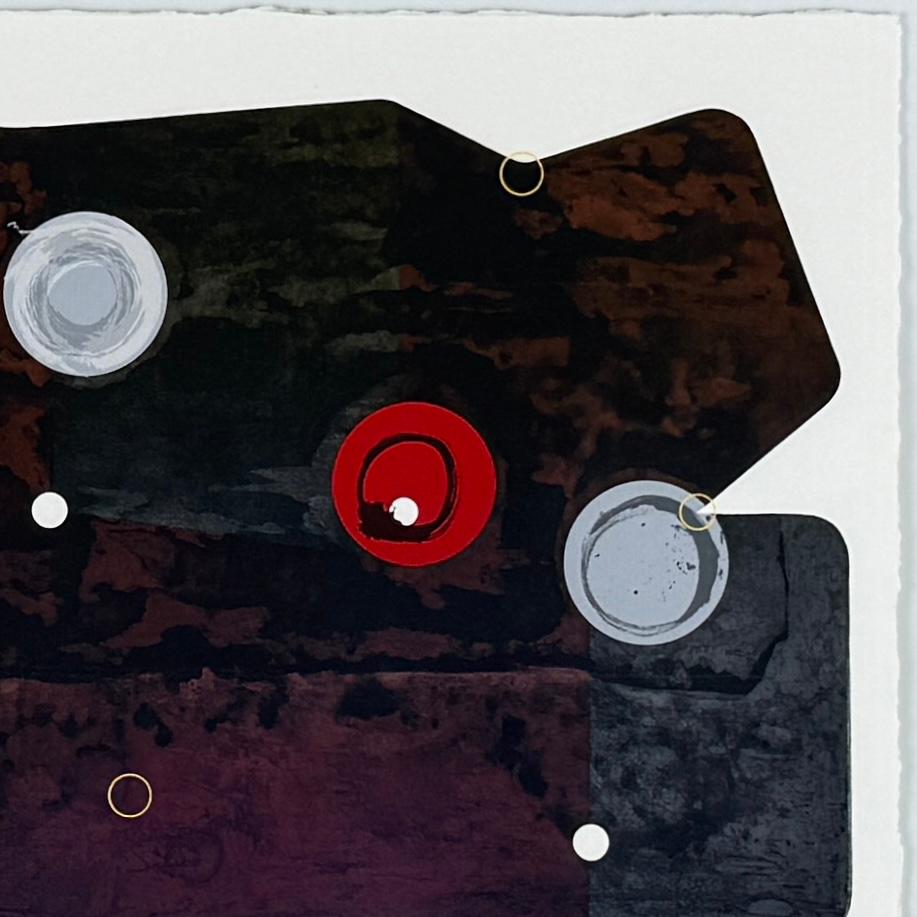 Victor Guadalajara, ¨Boceto Luna Roja¨, 2020, Piezografía, 10.2x14.2 in en venta 3