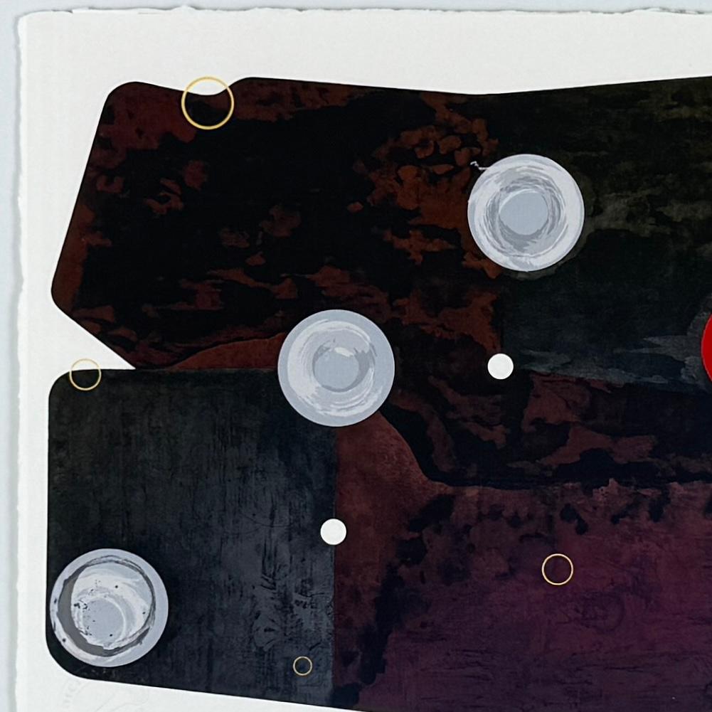 Victor Guadalajara, ¨Boceto Luna Roja¨, 2020, Piezografía, 10.2x14.2 in en venta 6