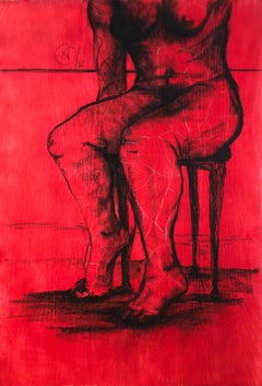 Victor Guadalajara, ¨Untitled¨, 2012, Fusain, 44,1x29,9 in.