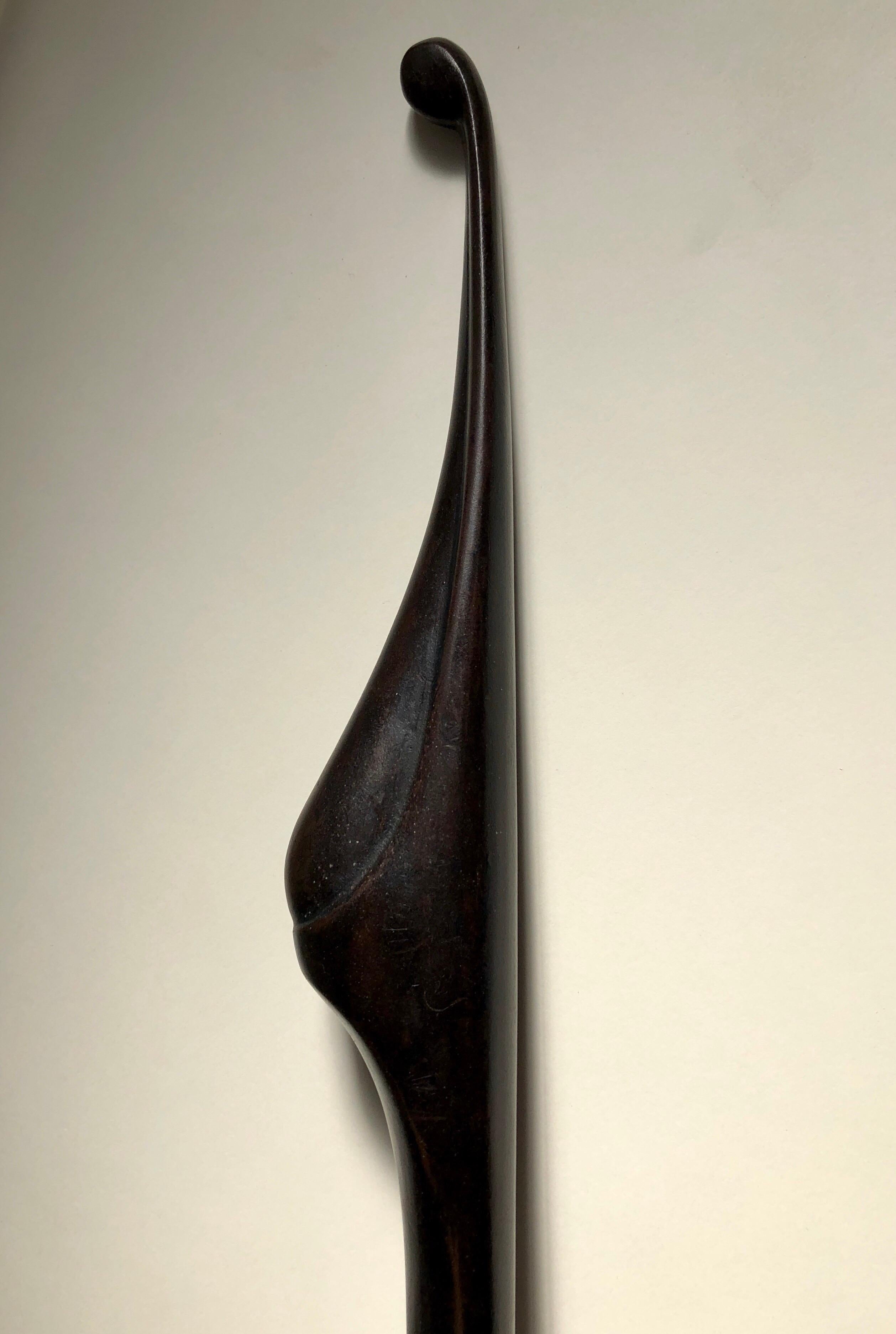 Israelische modernistische israelische Bronze-Skulptur einer gebürtigen Frau, abstrakte Figur, gesichert, Ein-Hod 1
