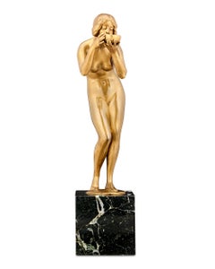 Nude Drinking from a Bowl by Victor Heinrich Seifert