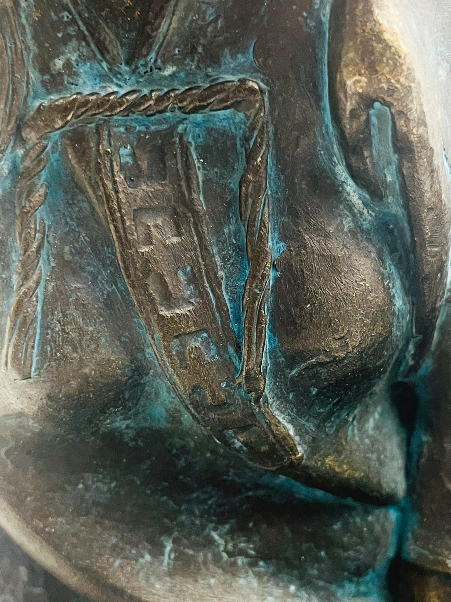Victor Hugo Castañeda Bronze-Skulptur, Mexiko 1988, Auflage 1/20 im Angebot 7
