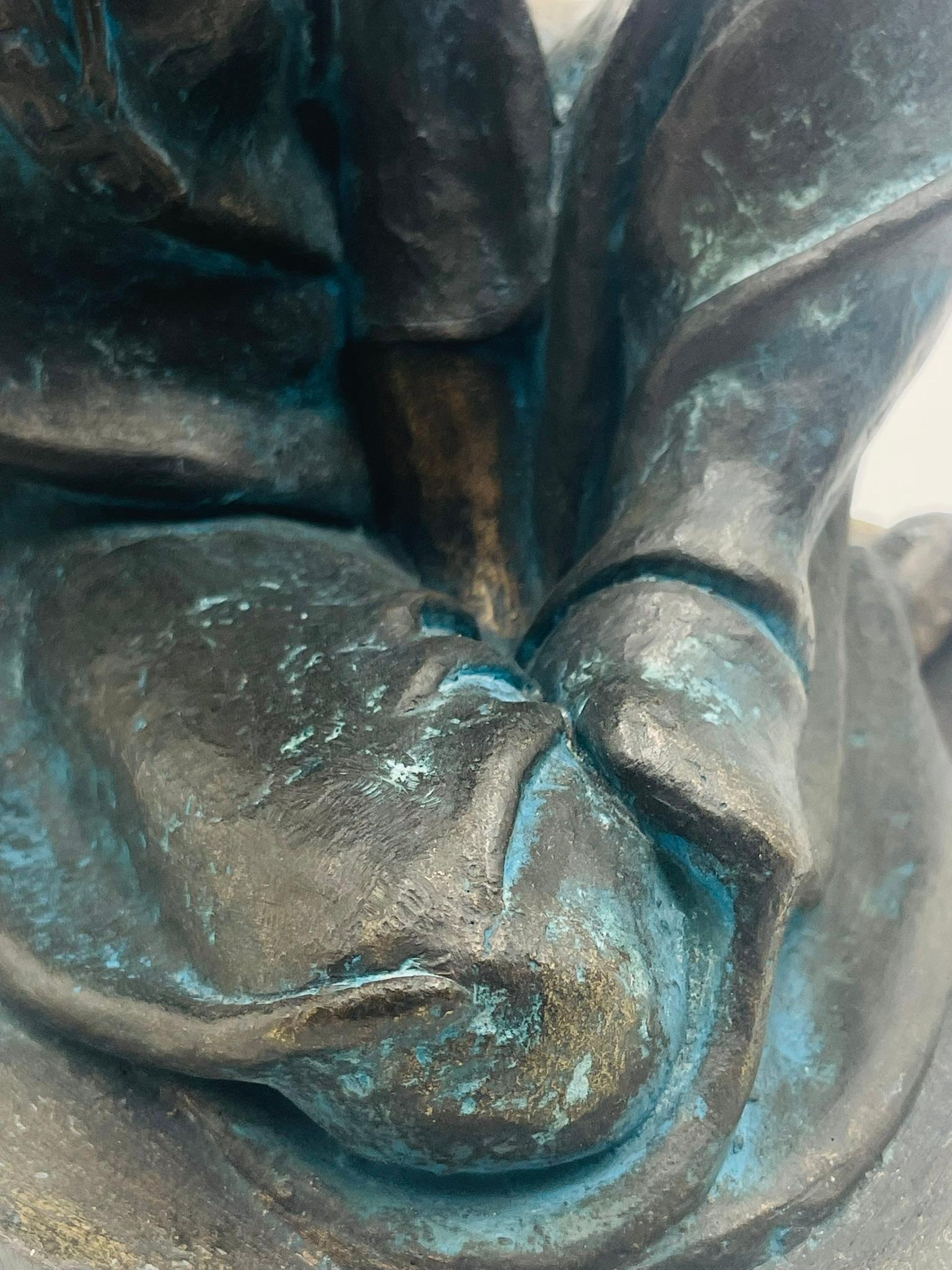 Victor Hugo Castañeda Bronze-Skulptur, Mexiko 1988, Auflage 1/20 im Angebot 8