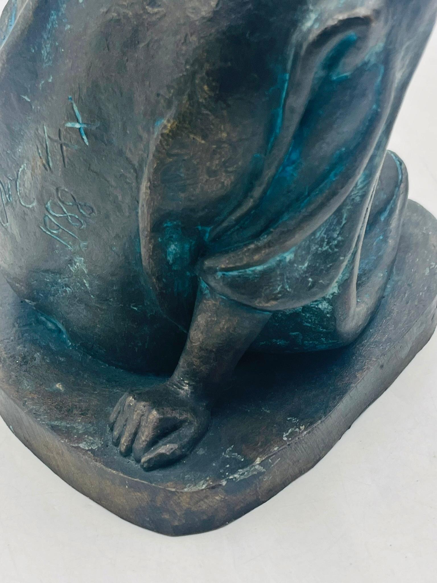 Victor Hugo Castañeda Bronze-Skulptur, Mexiko 1988, Auflage 1/20 im Angebot 9