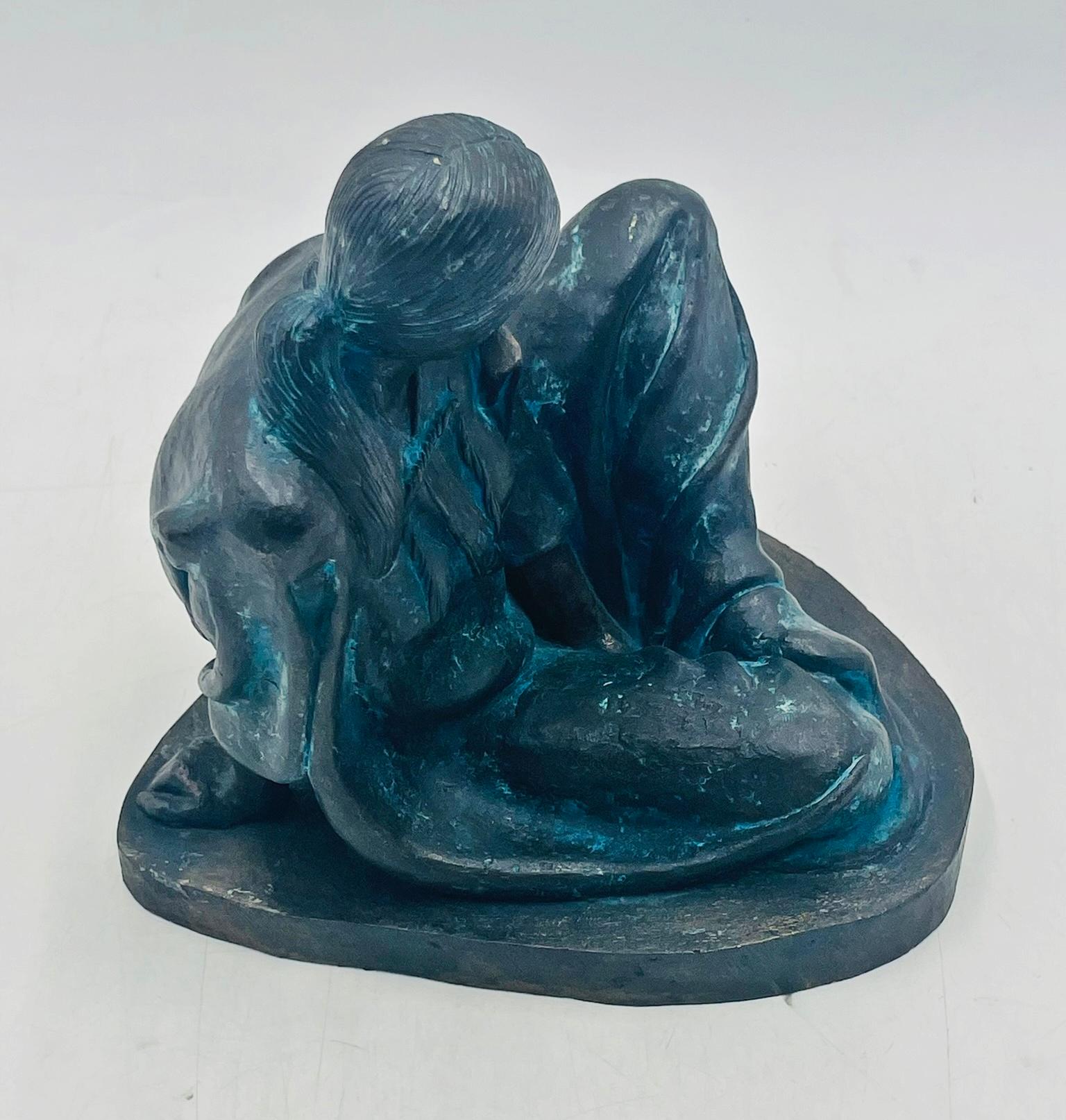 Victor Hugo Castañeda Bronze-Skulptur, Mexiko 1988, Auflage 1/20 (Gegossen) im Angebot