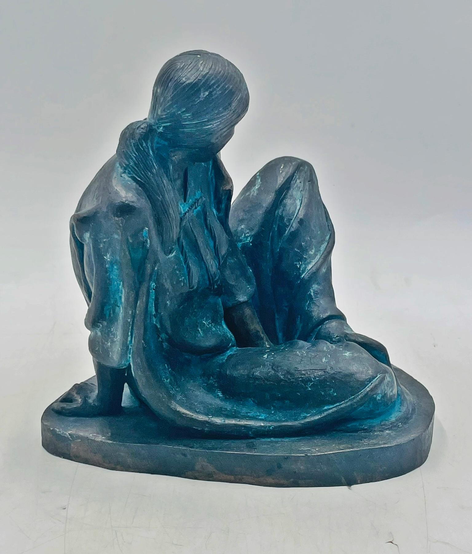 Victor Hugo Castañeda Bronze-Skulptur, Mexiko 1988, Auflage 1/20 (Ende des 20. Jahrhunderts) im Angebot