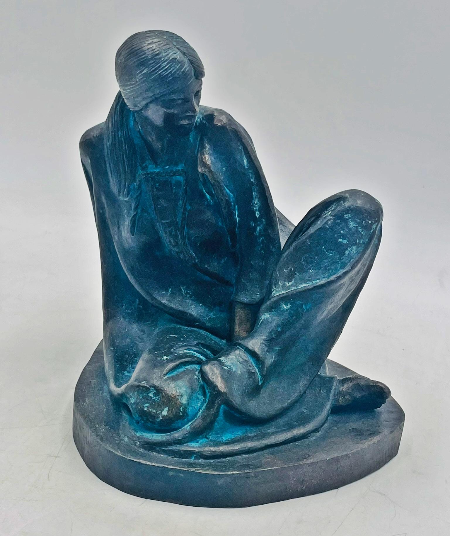 Victor Hugo Castañeda Bronze-Skulptur, Mexiko 1988, Auflage 1/20 im Angebot 1