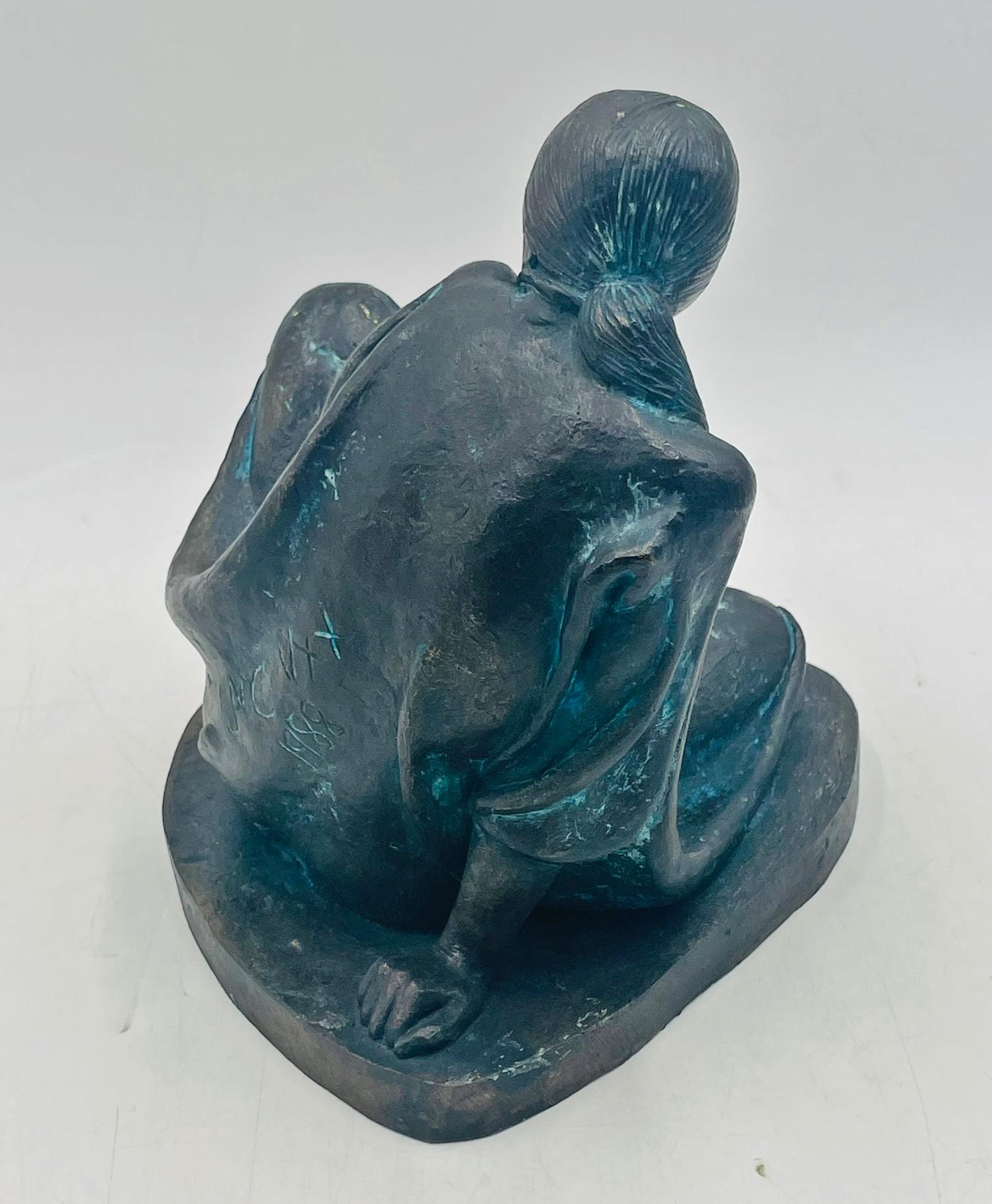 Victor Hugo Castañeda Bronze-Skulptur, Mexiko 1988, Auflage 1/20 im Angebot 2