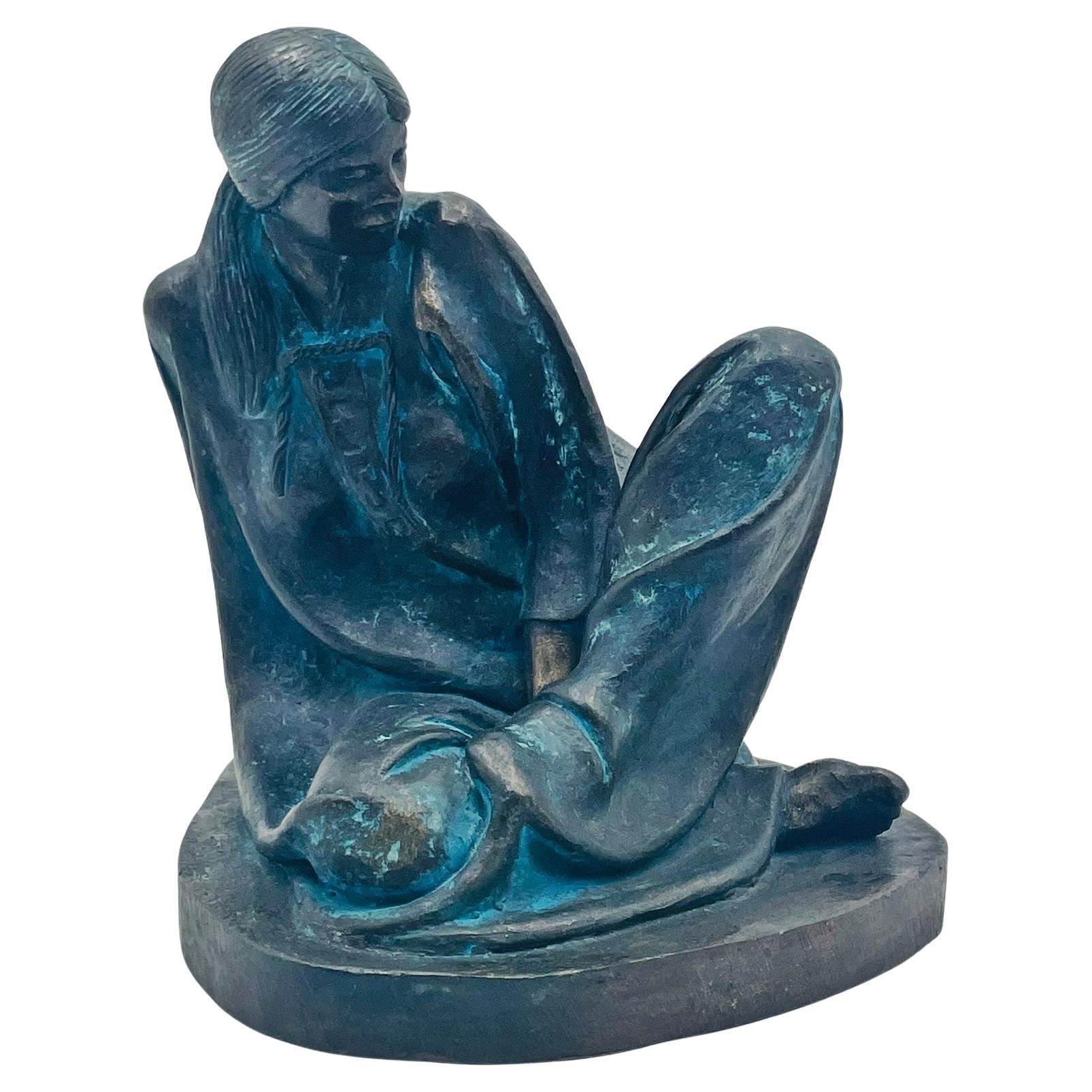 Victor Hugo Castañeda Bronze-Skulptur, Mexiko 1988, Auflage 1/20 im Angebot
