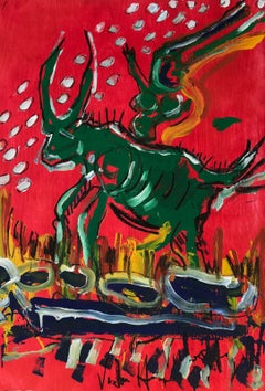 Victor Hugo Nuñez, ¨Untitled¨, 2015, Acrylic, 44.1x29.9 in
