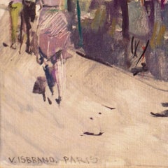 Das linke Ufer mit Notre Dame", Paris, postimpressionistisches Öl, Charlottenborg