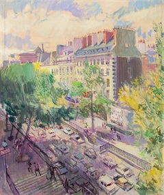'Paris in the Spring', Academie Chaumiere, Post Impressionist oil, Royal Academy