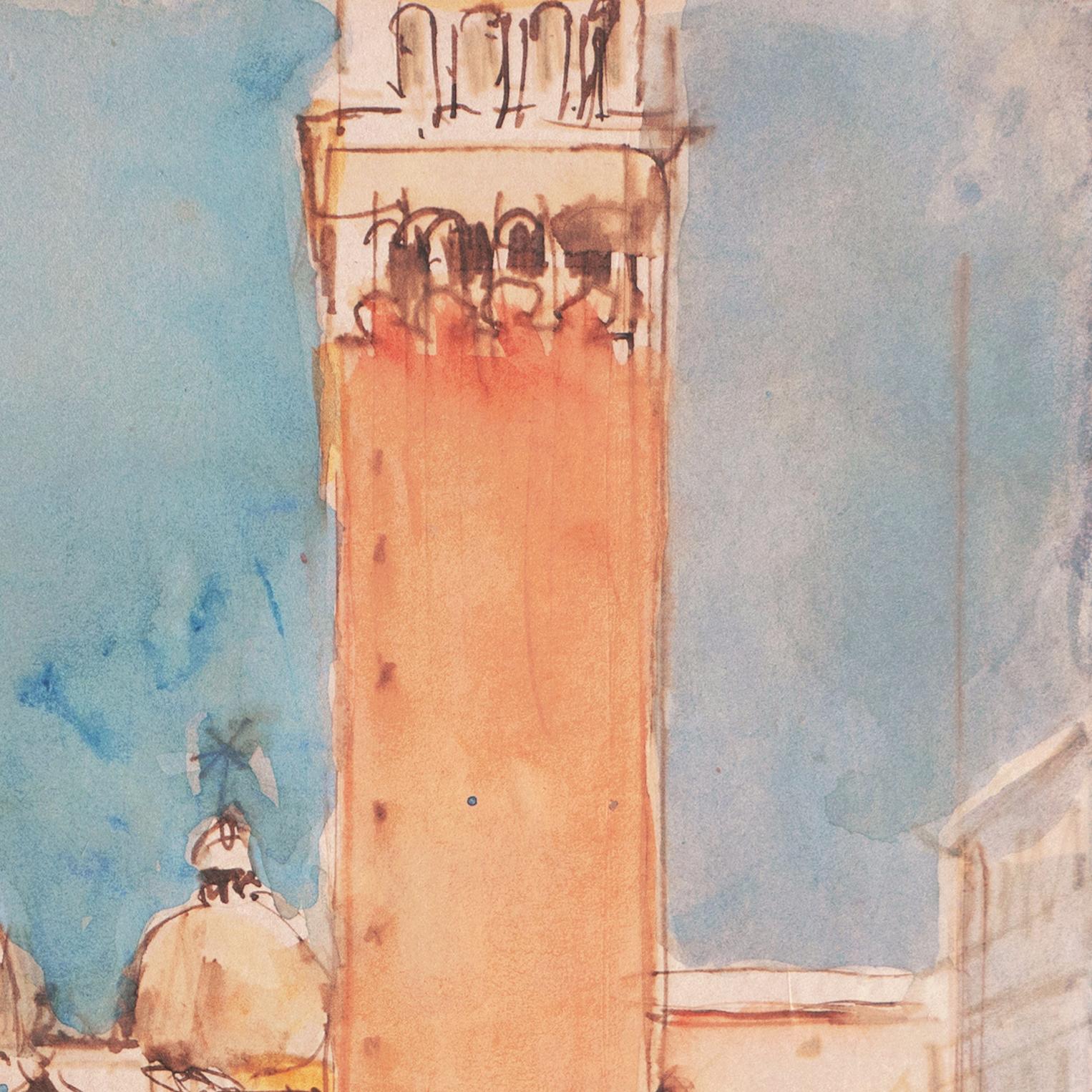 'St Mark's Square, Venice', Paris, Post-Impressionist, Charlottenborg Palace For Sale 1