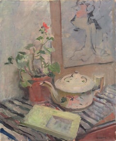 Nature morte au géranium, Paris, post-impressionniste, Académie royale, Danemark