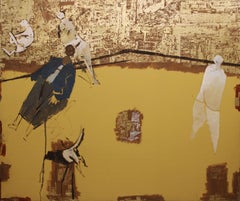 In the Lightness of Gold. Oil on canvas, 150 x 180 cm