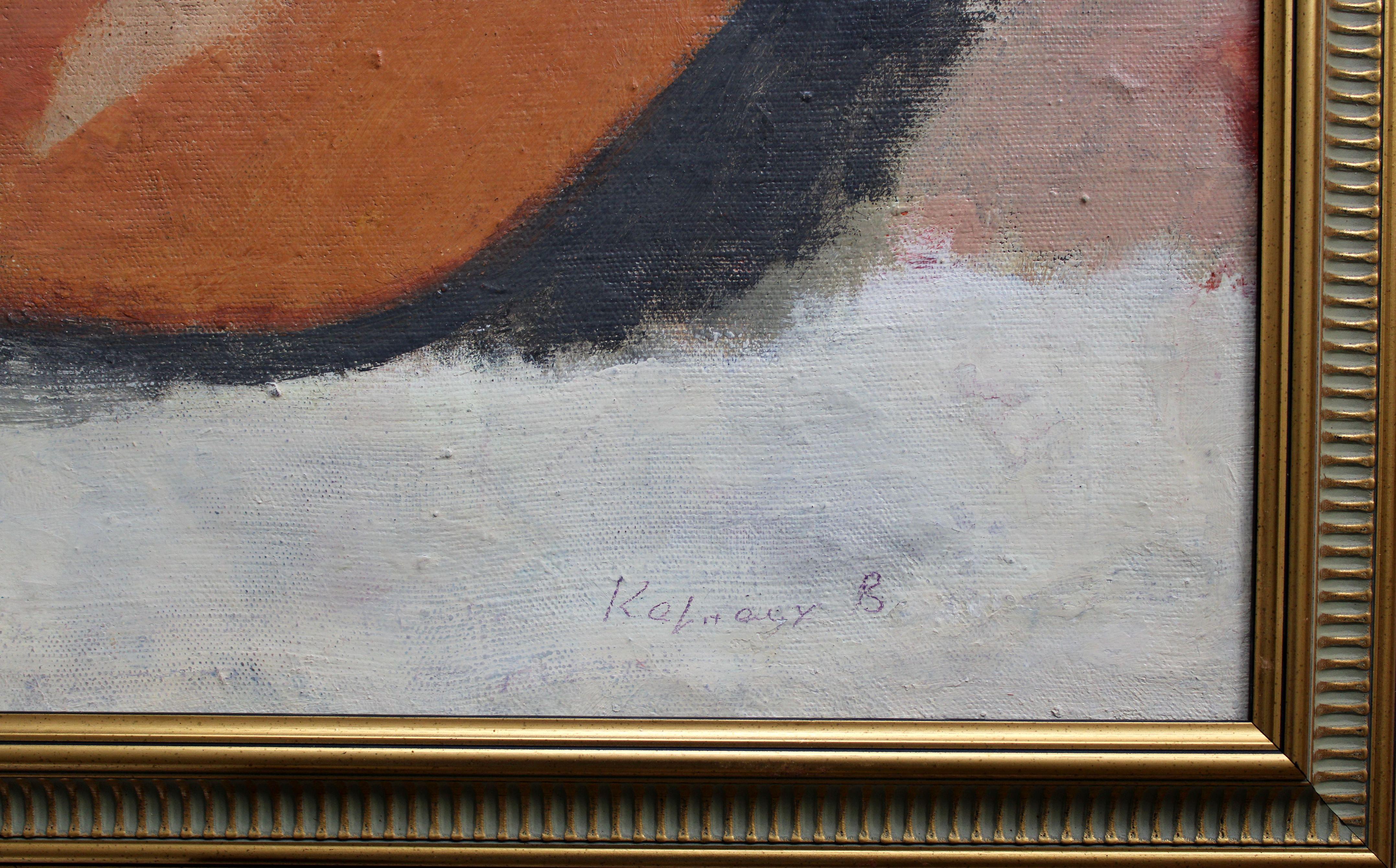 Gesetz. Öl auf Leinwand, 58x69 cm, Öl – Painting von Victor Karnauh 