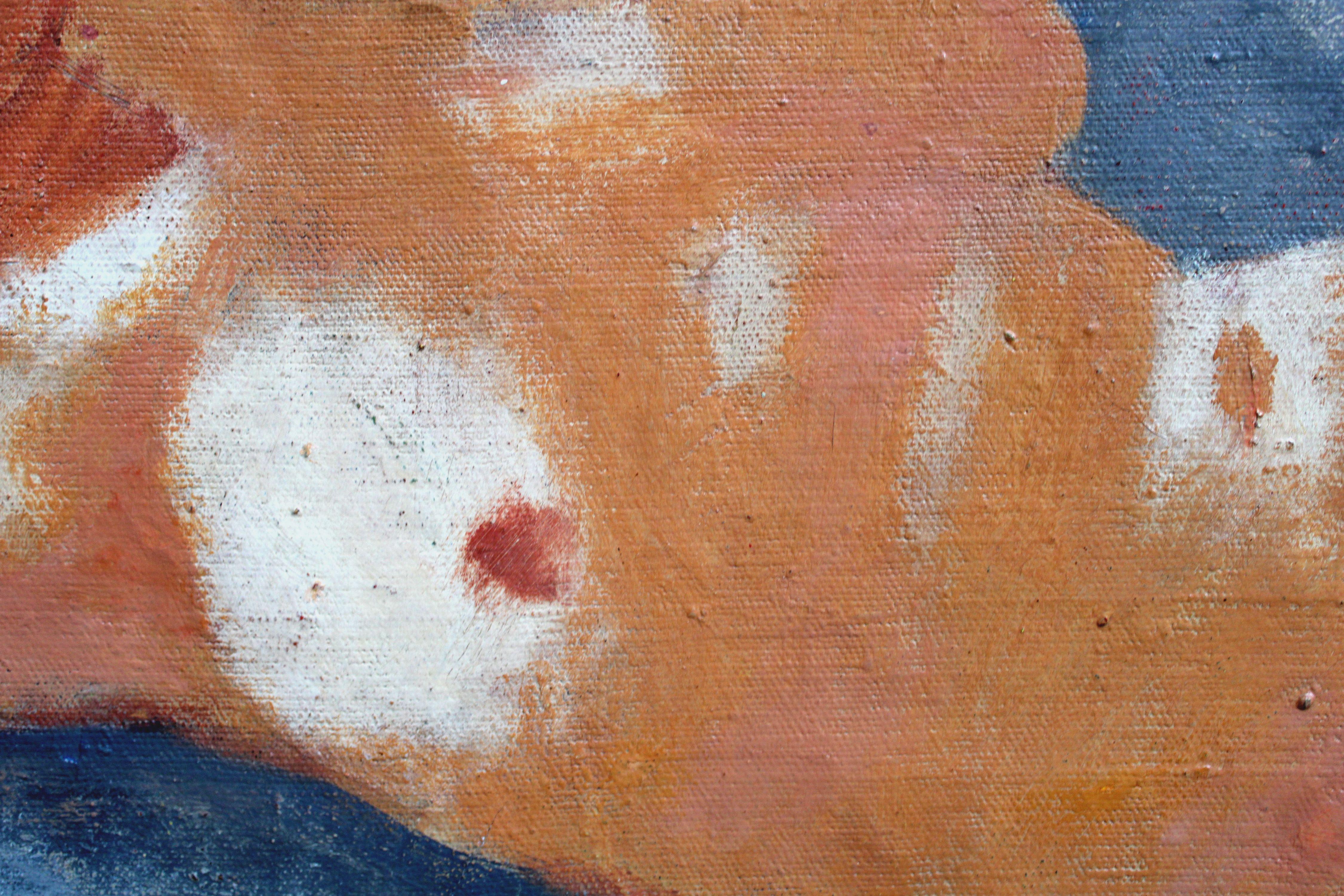 Gesetz. Öl auf Leinwand, 58x69 cm, Öl im Angebot 2