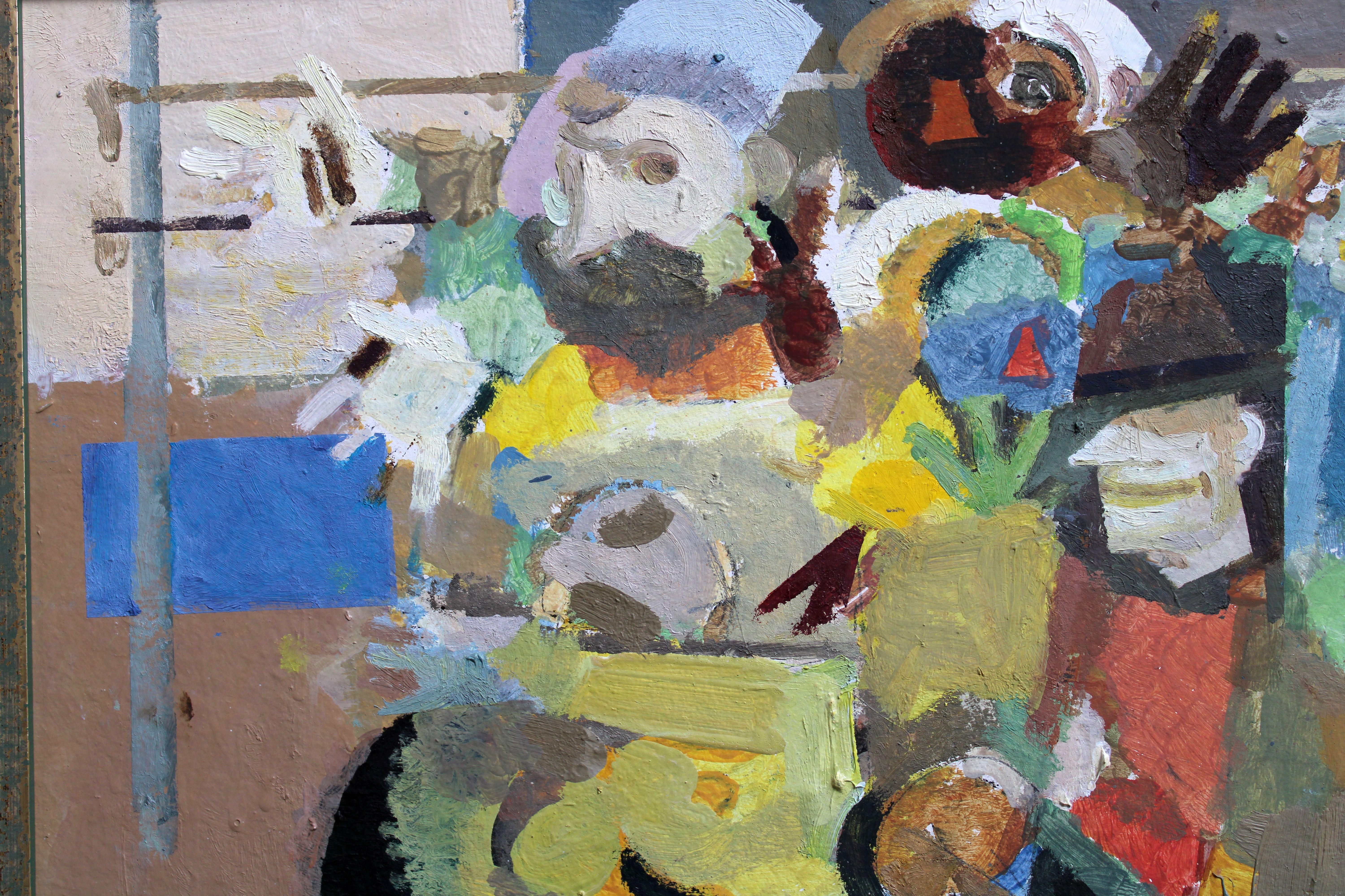 Un gioco vuoto. Olio su tela, 42, 5 x 58, 5 cm - Painting Moderno di Victor Karnauh 