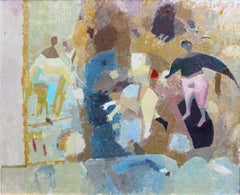 Ball game II. Oil on canvas, 46 x 56. 5 cm