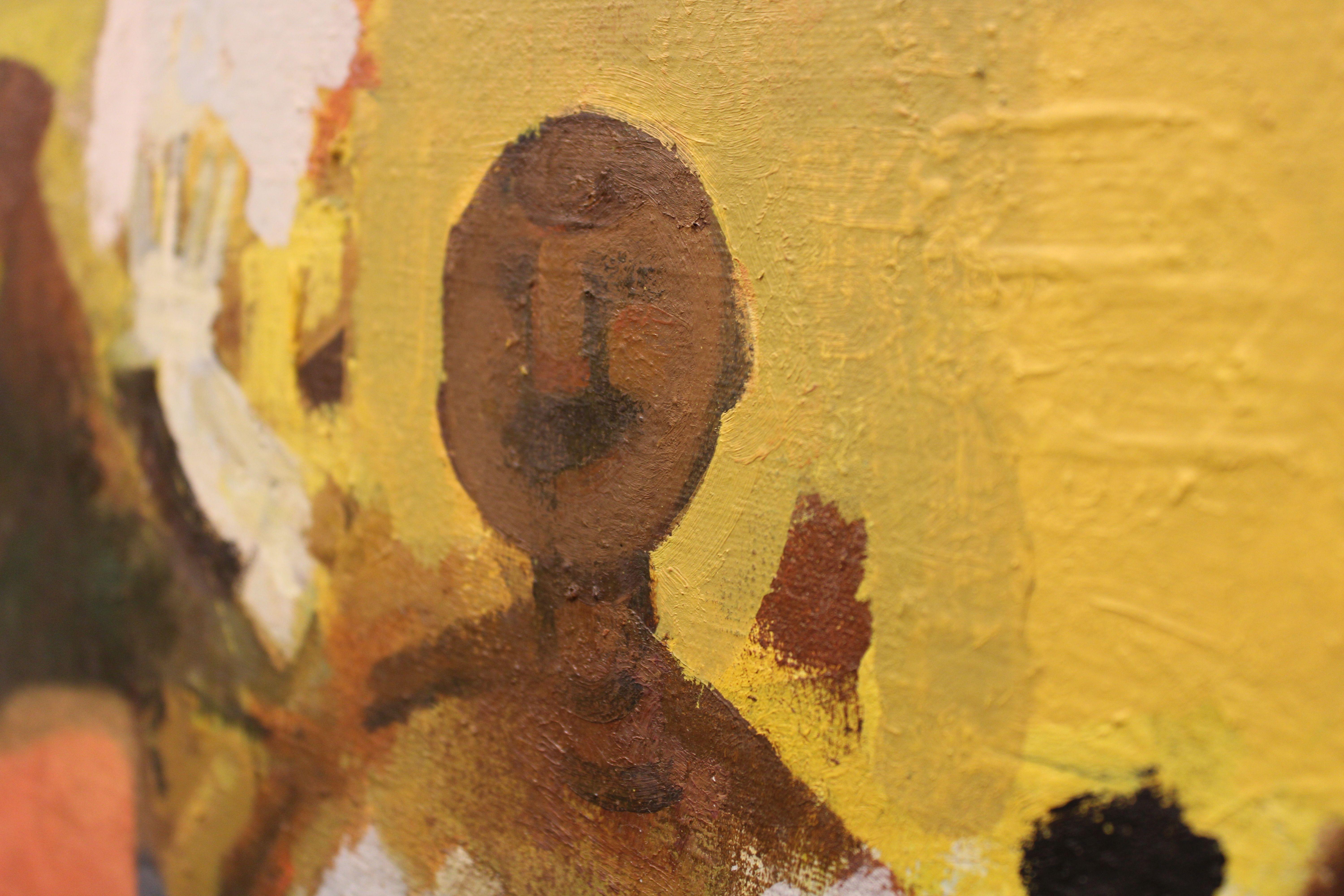 Conversation #2. Oil on canvas, 144x125 cm For Sale 1