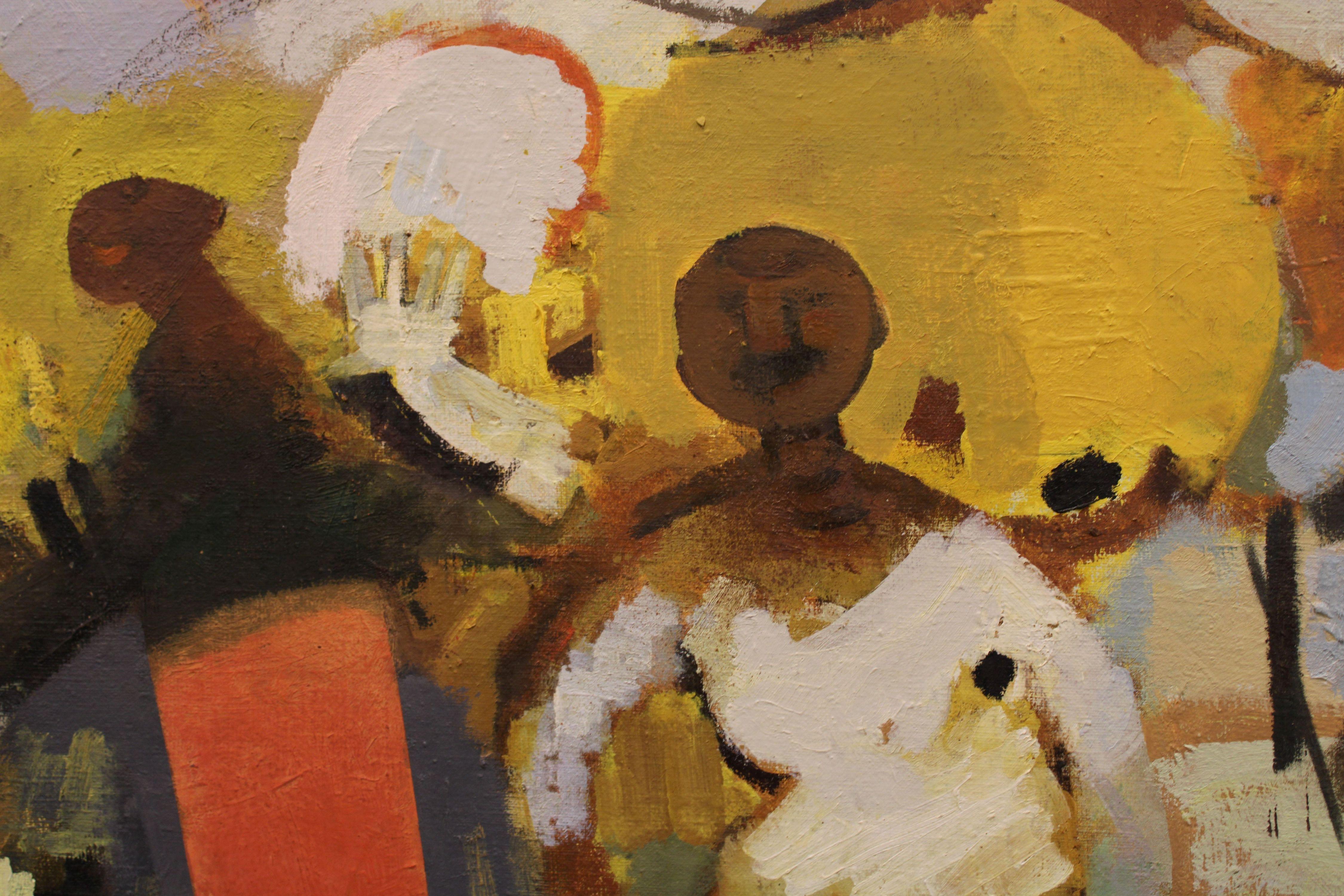 Conversation #2. Oil on canvas, 144x125 cm For Sale 3