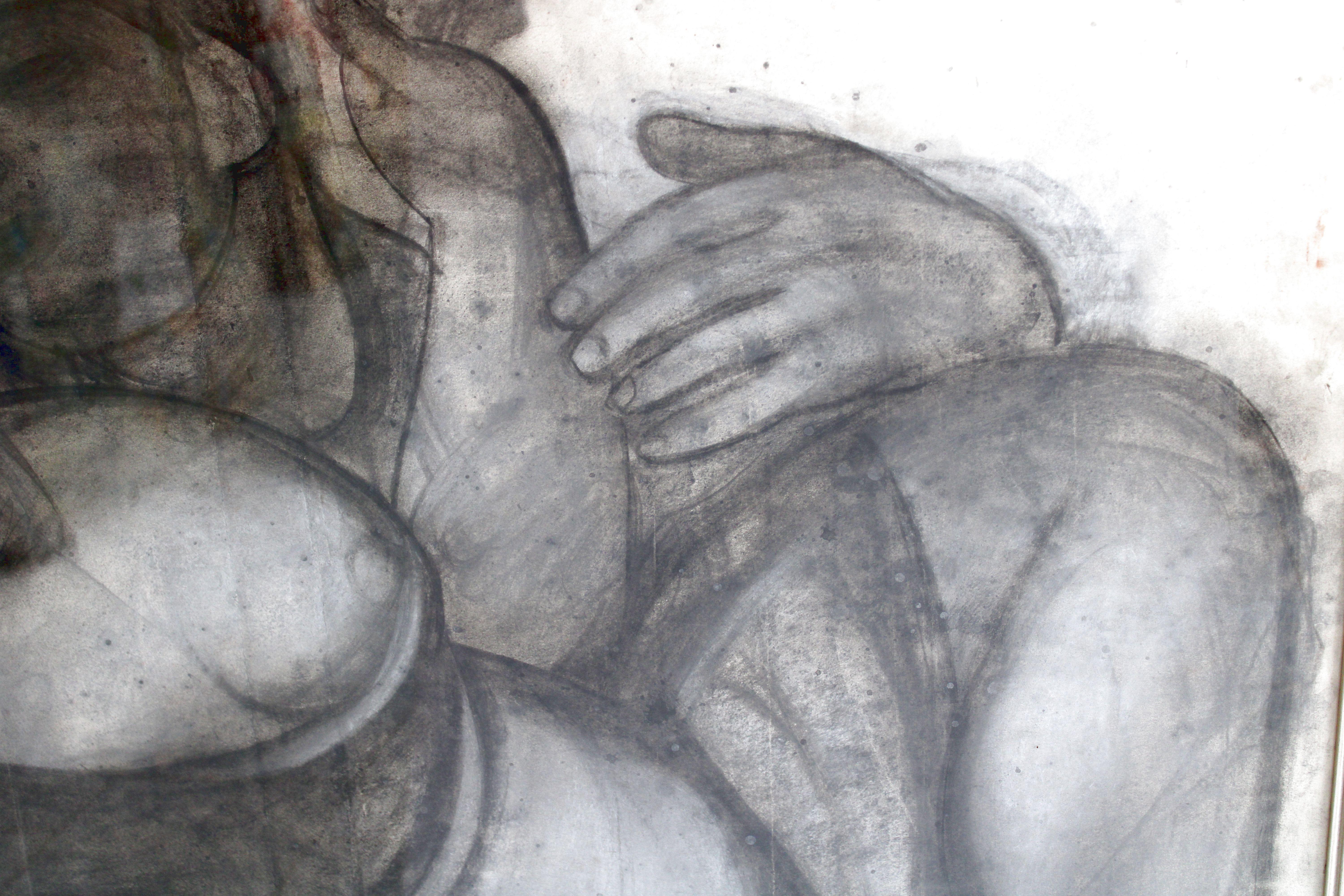 Pareja. Papel, carboncillo, 99x98 cm

Victor Karnaukh (1950, Óblast de Dnepropetrovsk, RSS de Ucrania - 2012, Óblast de Dnepropetrovsk, Ucrania) - pintor, diseñador de monumentos, licenciado por la Academia de las Artes de Letonia. Había pintado