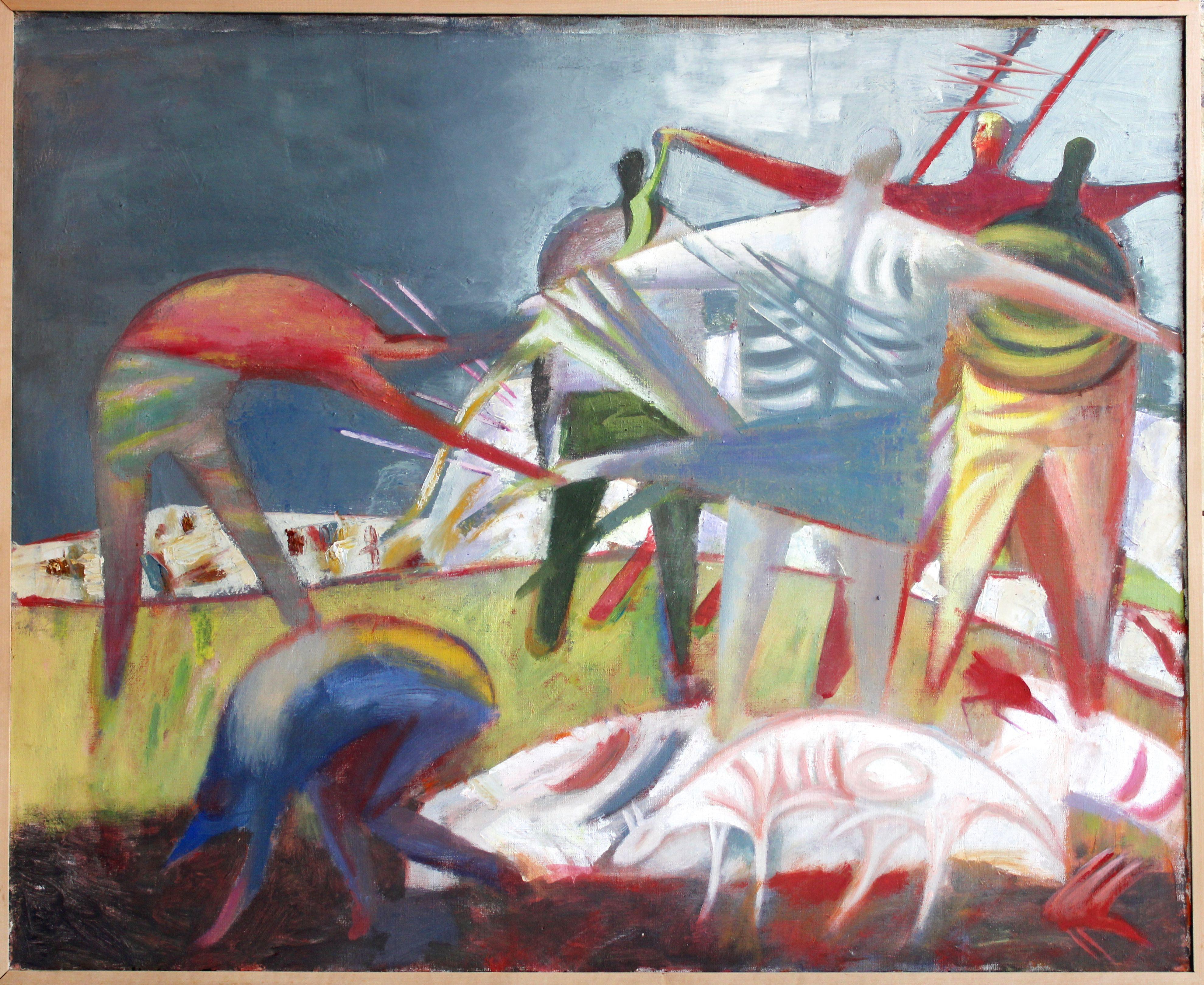 Sogno. Olio su tela 83x99,5 cm - Painting di Victor Karnauh 