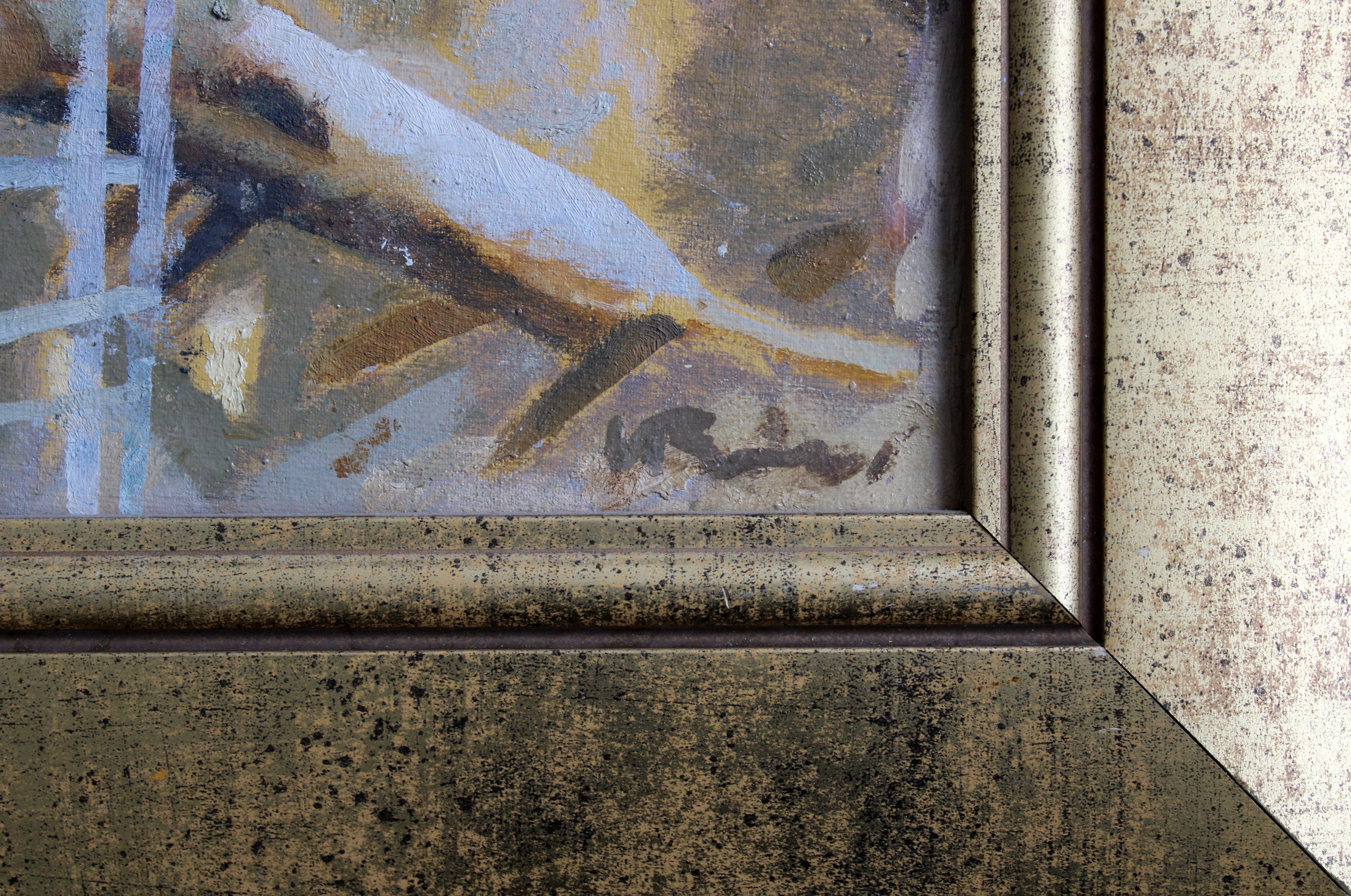 Müllhalde. Öl auf Leinwand, 28. 5 x 43 cm, Öl (Moderne), Painting, von Victor Karnauh 
