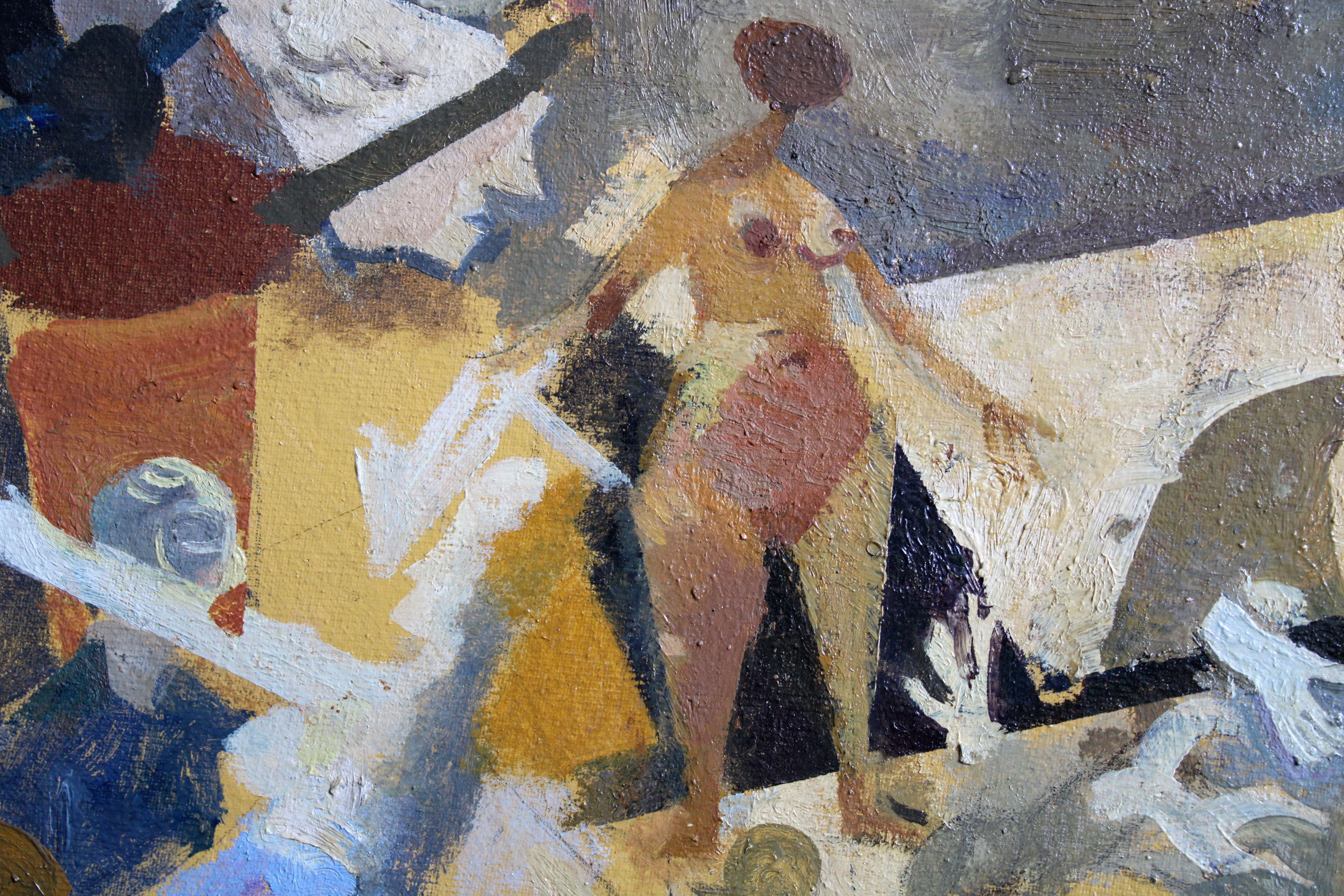 Vertedero. Óleo sobre lienzo, 28,5x43 cm
