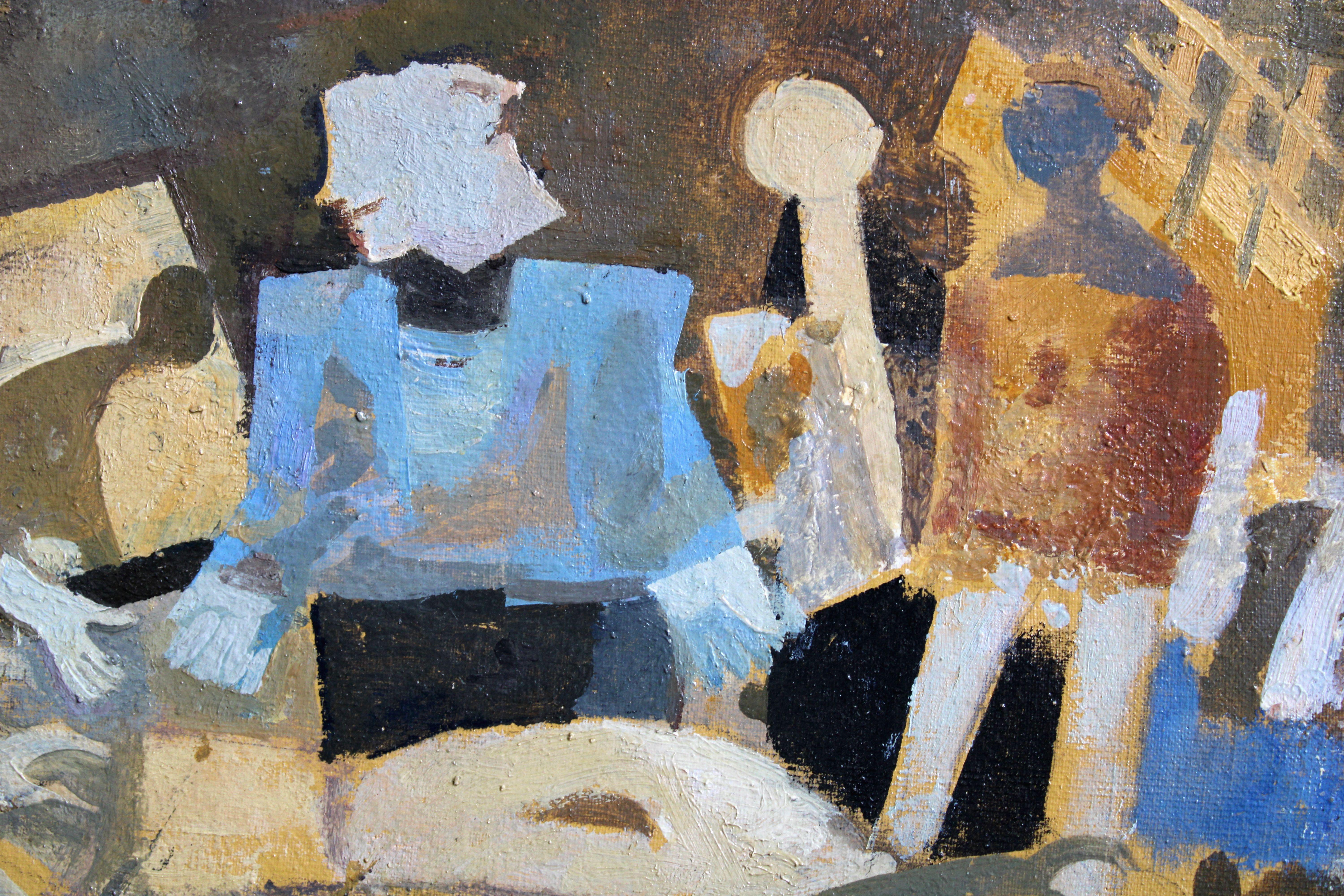 Vertedero. Óleo sobre lienzo, 28. 5 x 43 cm en venta 1