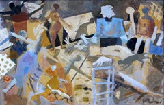 Vertedero. Óleo sobre lienzo, 28. 5 x 43 cm
