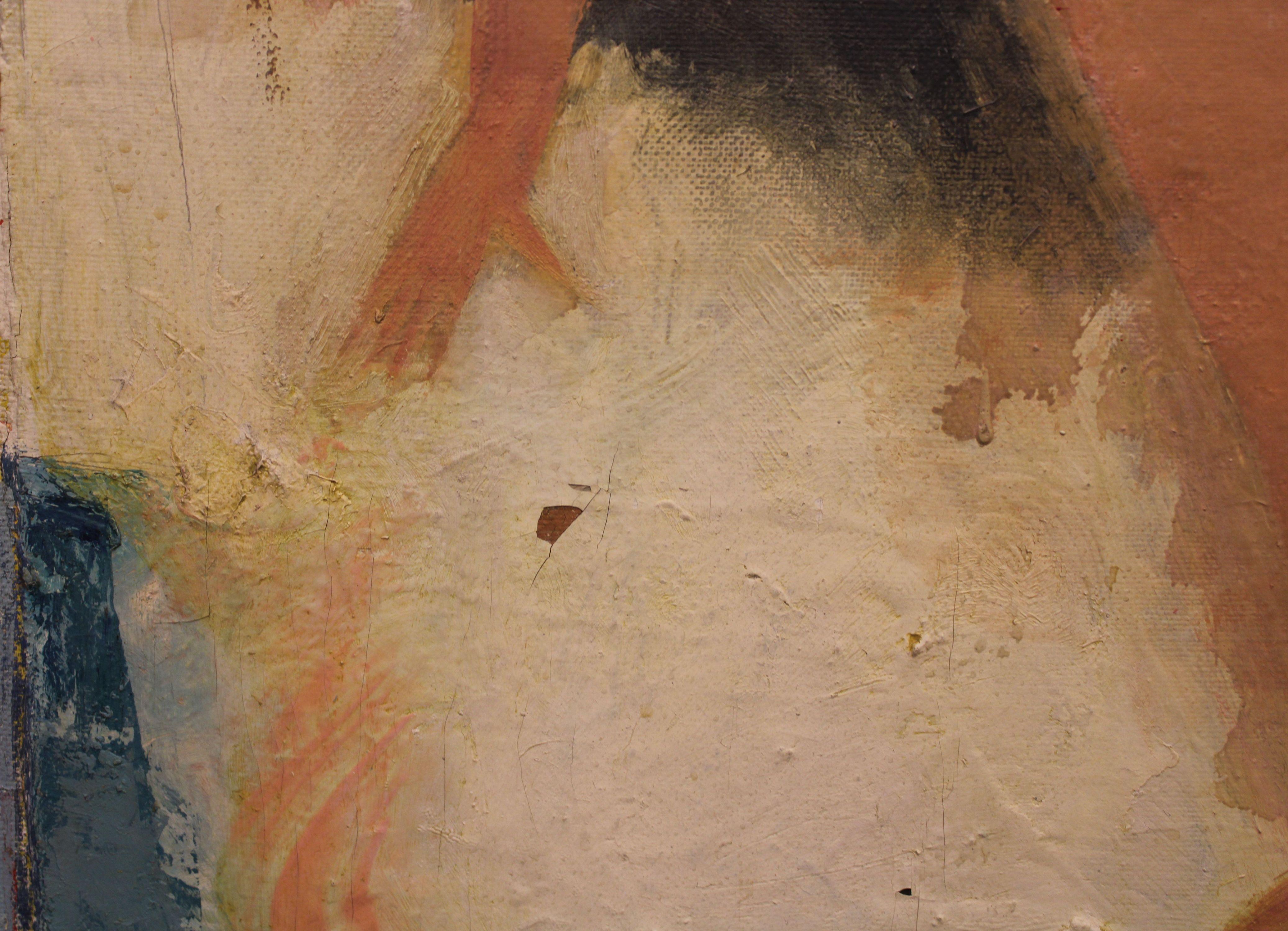 Gioco. Olio su tela, 150x150 cm in vendita 5