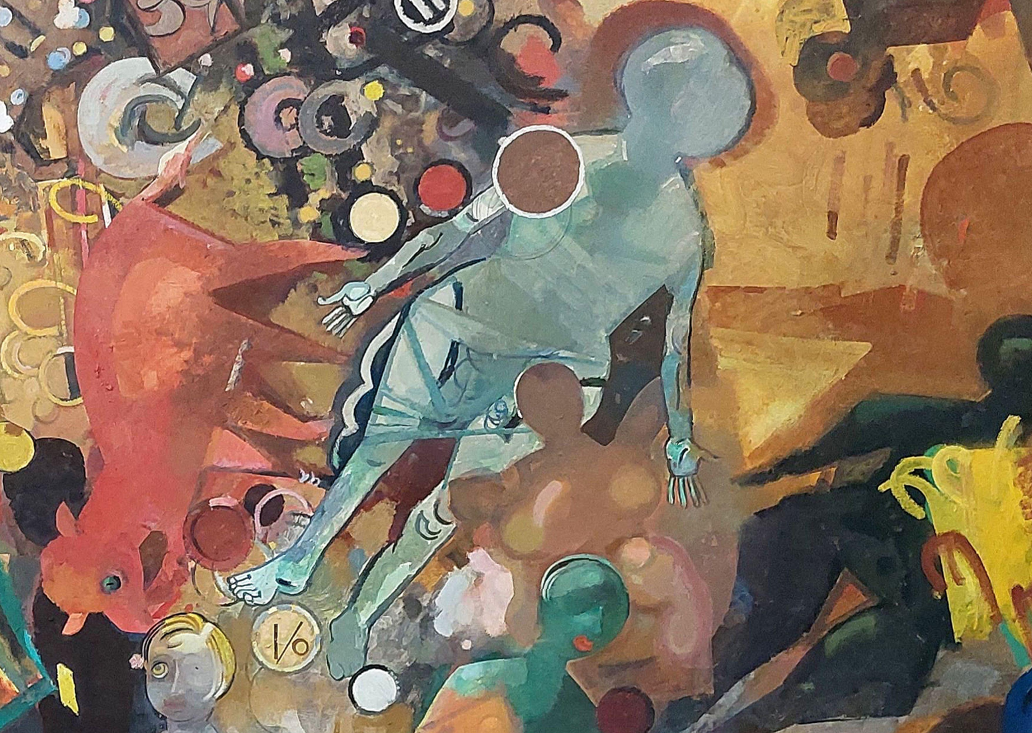 Gioco. Olio su tela, 200x170 cm

