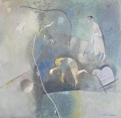 Green game. 1998. Oil on canvas, 95x90 cm