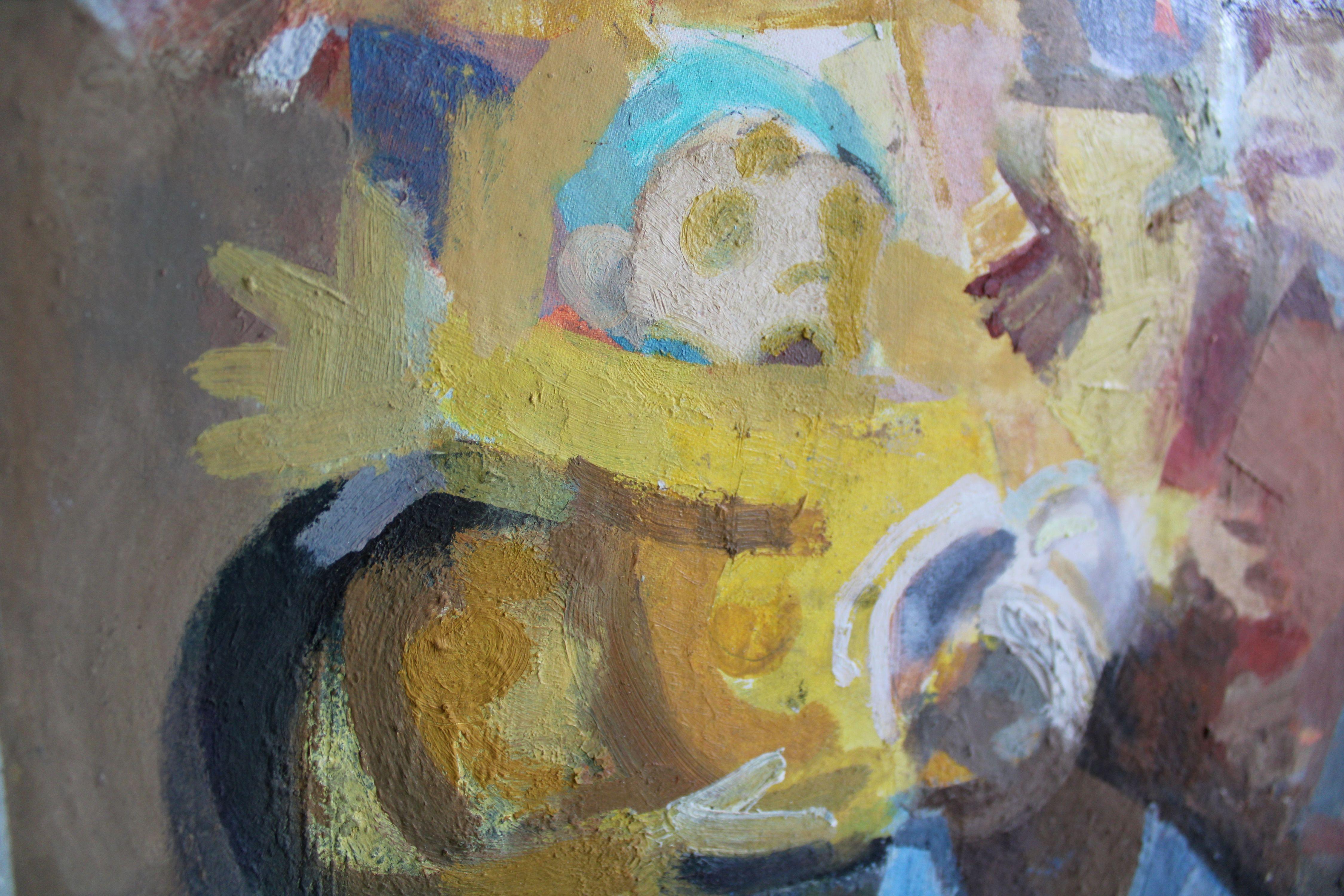 Im Lärm der Rennen. Öl auf Leinwand. 45 x 60 cm, Öl im Angebot 1