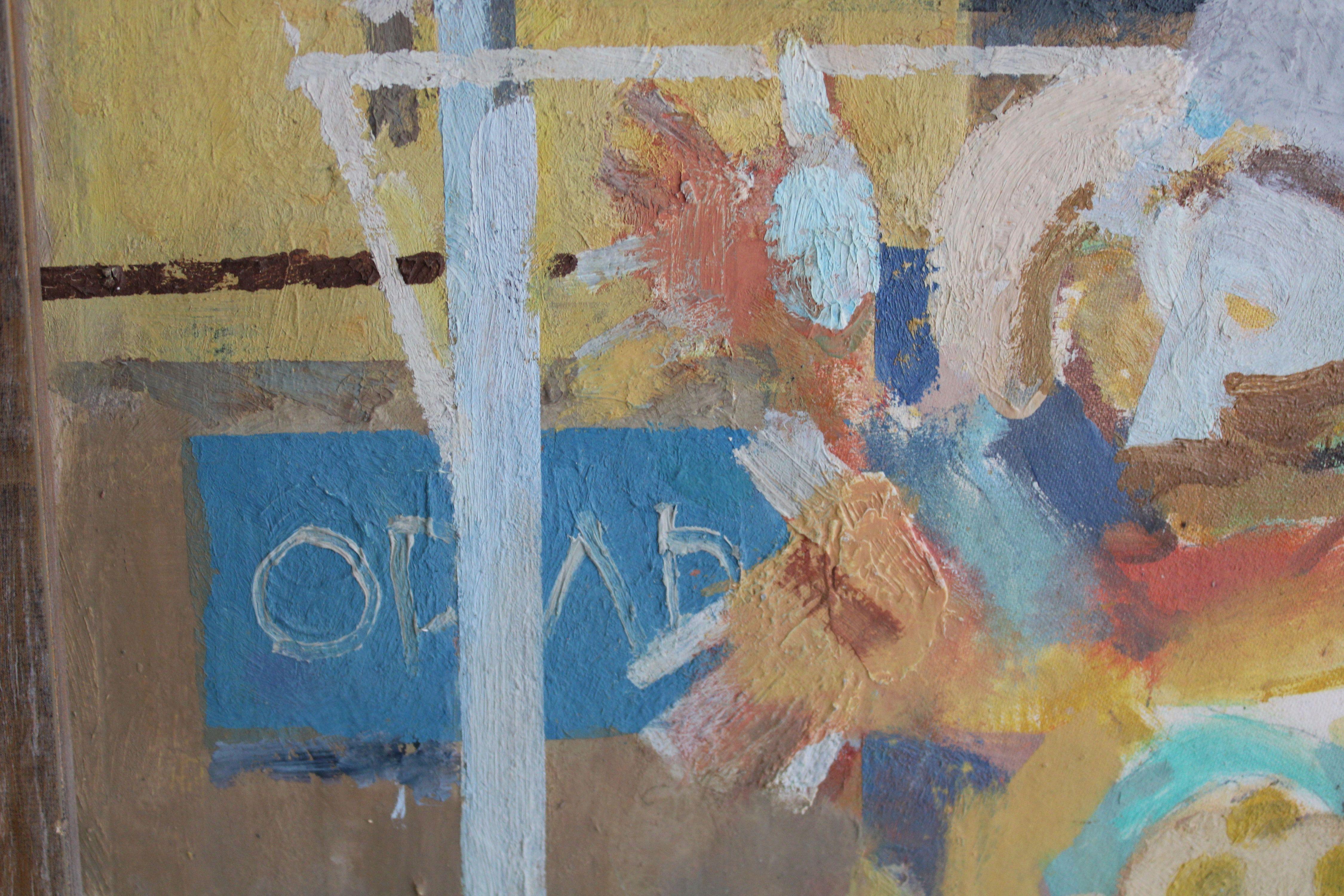Im Lärm der Rennen. Öl auf Leinwand. 45 x 60 cm, Öl im Angebot 3
