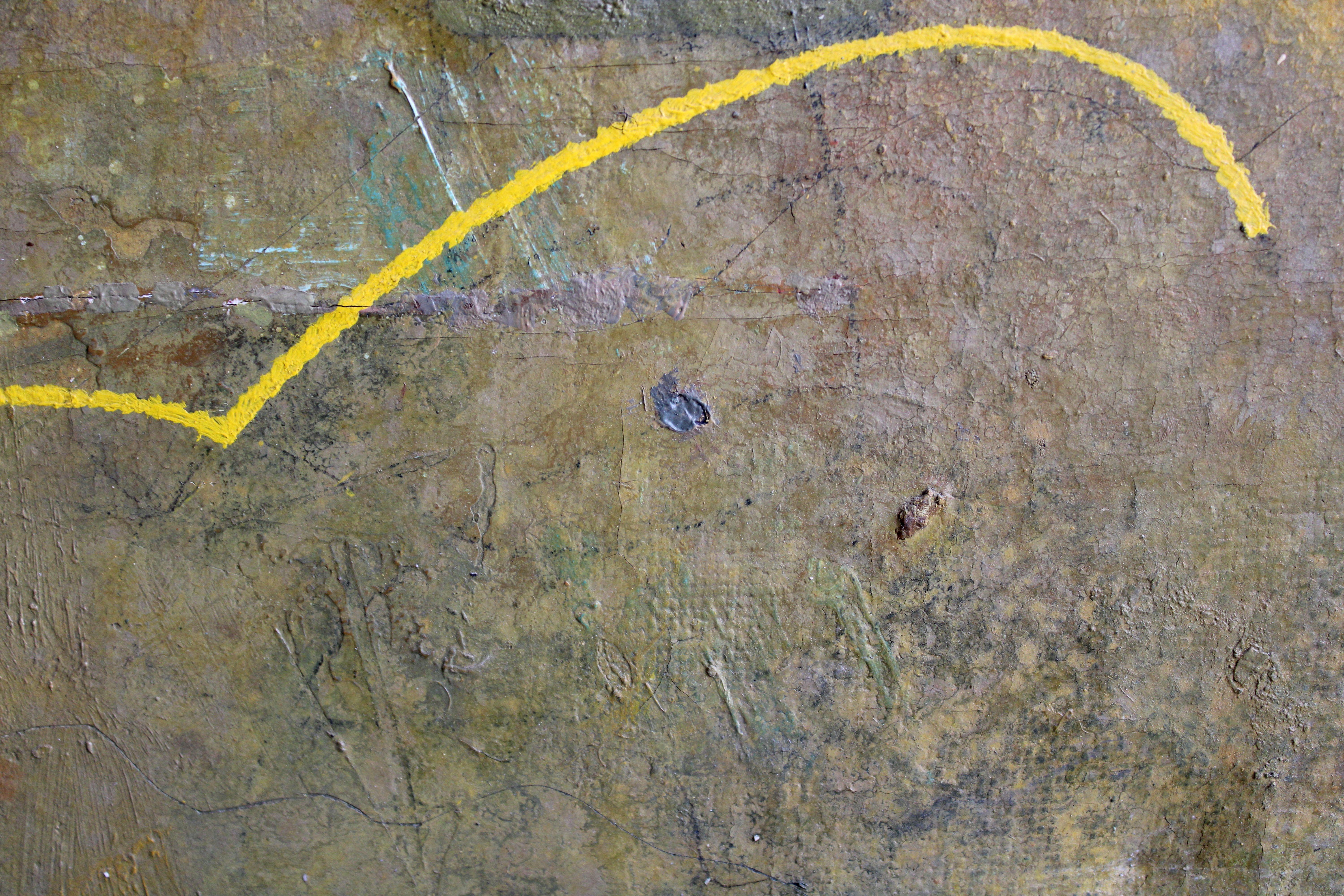 Riunione. 1998. Olio su tela, 100 x 99,5 cm in vendita 3