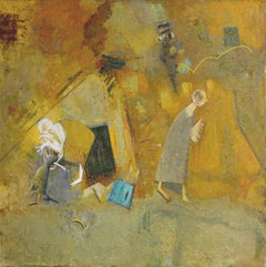 Réunion. 1998. Huile sur toile, 100 x 99, 5 cm