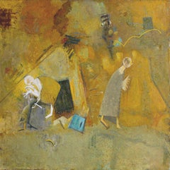 Treffen. 1998. Öl auf Leinwand, 100 x 99. 5 cm, Öl